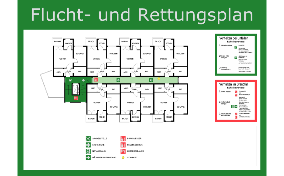 Flucht- & Rettungspläne 01